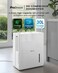 Pro Breeze 30L Smart Dehumidifier with Wi-Fi App, 24h Timer &amp; Child Lock, Continuous Drainage Hose, 45dB Home Moisture Absorber, Supports Alexa, Covers Spaces up to 73m&sup2;