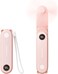 SWEETFULL Portable Handheld Mini Fan with LED Display, 2-in-1 Personal Foldable USB Rechargeable Hand Held Fan &amp; Flashlight for Travel, Lash Eyelash, Cute Small Pocket Fan for Women, Girls(Pink)