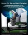 Pro Breeze OmniDry Dehumidifier with App &amp; WiFi, 12 L in 24 Hours Dehumidification Performance - Electric Dehumidifier with Laundry Mode, Moisture Sensor, Timer - Against Mold and Continuous Drainage