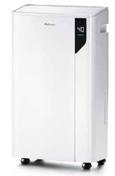 Pro Breeze&reg; 20L/Day Smart Compressor Dehumidifier - Energy Efficient with Laundry Mode &amp; Wi-Fi, Humidity Sensor &amp; Indicator, Carbon Air Filter for Mould, Damp &amp; Moisture - for Home, Office &amp; Bedroom