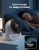 Pro Breeze AirFlo Mini Turbo Desk Fan - Whisper Quiet &amp; Ultra Powerful Small Table Fan, 3 Speed Settings, 90&deg; Variable Tilt, Compact Personal Fan for Bedroom, Office &amp; Home, and Instant Cooling