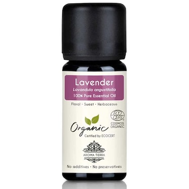 Aroma Tierra Organic Lavender Essential Oil, 10 ML