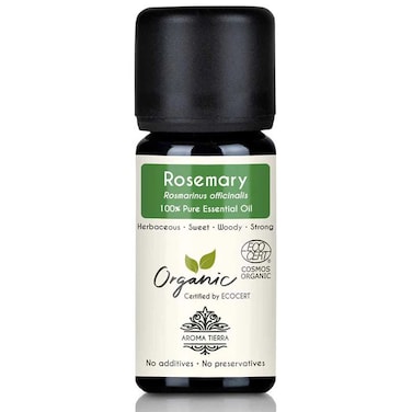 Aroma Tierra Organic Rosemary Essential Oil, 10 ML