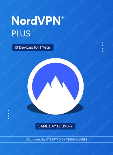 NordVPN Plus   10 Devices for 1 Year   Digital License   SAME DAY DELIVERY