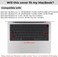 US Layout Spanish Language Silicone Keyboard Cover for MacBook Air 13.6" &amp;15" M2/M3 A2681/A3113,M2/M3 A2941/A3114, 2023-2021 MacBook Pro 14" &amp; 16" A2918/A2992/A2442/A2779/A2991/A2485/A2780, Black