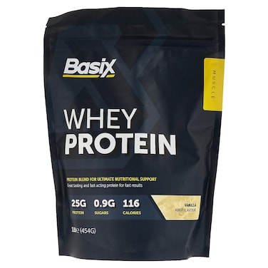 بروتين مصل اللبن من باسيكس بنكهة الفانيليا 1 رطل