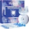MySmile Teeth Whitening Kit with Whitening Light, Non-Sensitive Teeth Whitener Kit with 4 Teeth Whitening Gel,10 Min Fast-Result Home Tooth Whitening Dental Care Help Remove Teeth Stain