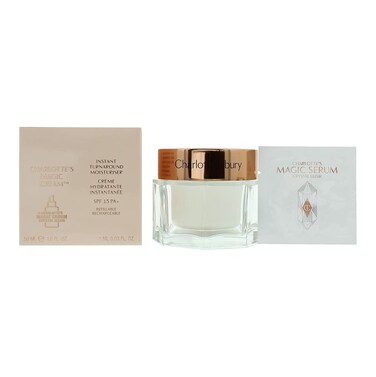 Charlotte's Magic Cream Instant Turnaround Moisturiser with SPF 15 Full Size 50mL 1.7 Fl Oz IMPORT
