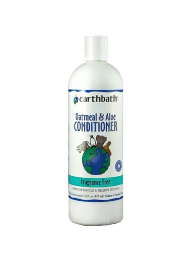 Earthbath Natural Oatmeal And Aloe Conditioner Fragrance Free, White, 16Oz