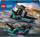 LEGO City Race Car and Car Carrier Truck Toy, Vehicle and Transporter Building Set for 6 Plus Year Old Boys &amp; Girls with Adjustable Loading Ramp, Racer and Driver Minifigures, Fun Gift for Kids 60406