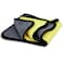 Rhinomotive Polish &amp; Final Touch Microfibre Cloth, Yellow &amp; Grey, Size: 40CM x 40CM,800GSM