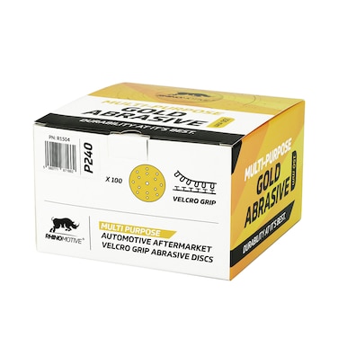 Multi-Purpose Gold Abrasive Disc P240 R1504