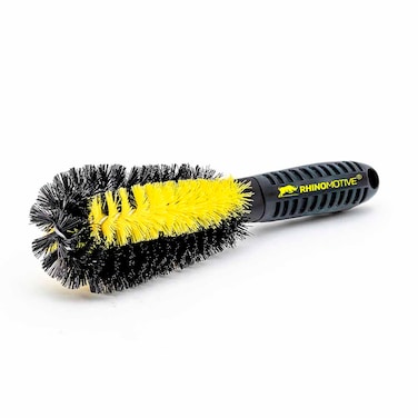 Rhinomotive Cleaning Wheel Brush With Hard and Strong Bristles, 25cm x 7cm R1811
