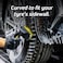 Rhinomotive Curved Tyre Brush With Strong Bristles, 15cm x 21cm R1816