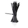Rhinomotive Metal Inlay Cable Ties Black  100MMX3MM R2109
