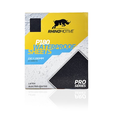 Waterproof Sheets -P180 25 Sheets/Pack R1557