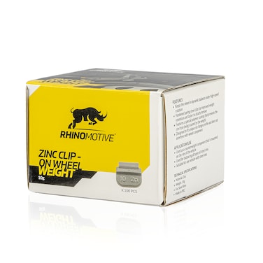 Zinc Clip On Wheel Weight 10grams 100 pcs/box R2717