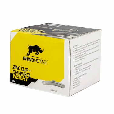 Zinc Clip On Wheel Weight 55grams 50 pcs/box R2725