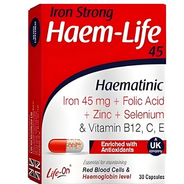 LIFE-ON HAEM LIFE 45MG 30'S