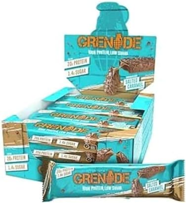 Grenade Protein Bars Chocolate Chip Salted Caramel (12X60Gm)-Display Box