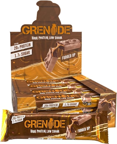Grenade Protein Bars Fudged Up (12X60Gm)-Display Box