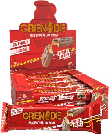 Grenade Protein Bars Peanut Nutter (12X60Gm)-Display Box