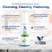 Medcosa No Water Body Wash Full Body Cleansing Foam For Adults And Elderly Care, Rinse Free, Waterless Body Wash For People, Wipe Away Cleanser (3 Bottles)