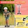 Boldcube Big Fold , 3 Wheel Scooter For Kids Ages 5-10 Years , LED Wheels , Rear Reflectors , Height Adjustable 65 To 89 cm