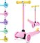Boldcube Teeny , 3 Wheel Scooter For Kids Ages 2-6 Years , Flashing Wheels , Height Adjustable 53 To 70 cm , Toddler Collection