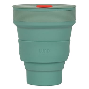 كوب قابل للطي لوند لندن 350 مل نعناعي – أداة شراب محمولة للسفر