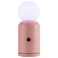 Wireless lamp and charger in pink with modern design, combines ambient lighting and convenient device charging for home d&eacute;cor spaces