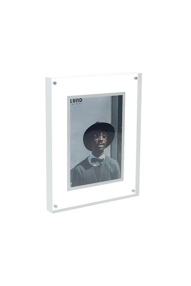 إطار صور مغناطيسي – إطار صور 8 × 10 – أبيض