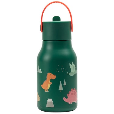 Little Lund Ocean Skittle Bottle &ndash; 400 ml Kids Water Bottle with Retractable Straw and Soft Carry Handle