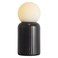Mini wireless lamp with compact design and black finish ideal for modern home d&eacute;cor spaces portable and easy to use suitable for various settings provides ambient lighting solution