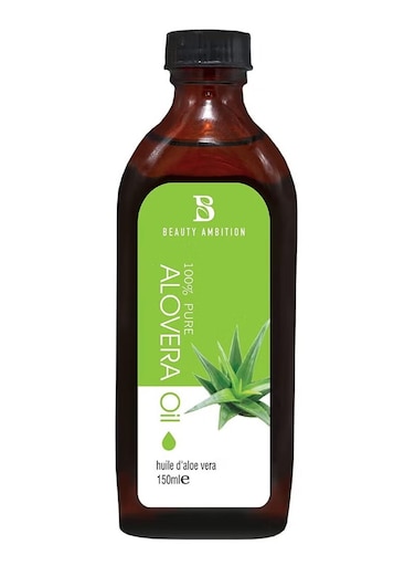 Beauty Ambition, Aloe Vera Oil 100% Pure for Skin Hydration &amp; Wound Healing, 150ml