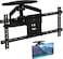 TV Wall Mount - Full Motion TV Mount - Wall TV Bracket TV Screens Swivel TV Wall Mount With Dual Articulating Arms - TV Bracket (26 to 70 inches)