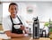 Zahive Stainless Steel Water Bottle 1l with 3 Lids &amp; Bag - Insulated Water Bottle with Straw - 1000ml Double Wall Thermos Flask for Travel Hot &amp; Cold Drinks, Sports, Gym, Leak Proof (32oz, Black)