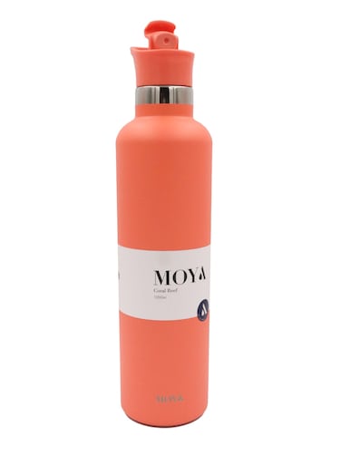 Moya "Coral Reef" 1L Insulated Sustainable Water Bottle Coral