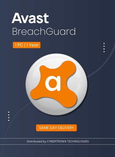 Avast BreachGuard   1 PC for 1 Year   Digital License   SAME DAY DELIVERY