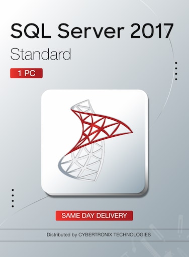 Microsoft SQL Server 2017 Standard 1PC   Digital License   Same-Day Delivery