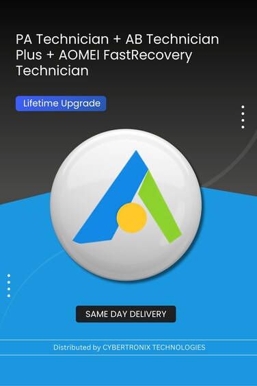 PA Technician+AB Technician Plus+AOMEI FastRecovery Technician    Lifetime Upgrade   Digital License   SAME DAY DELIVERY