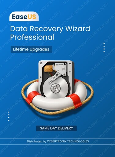 EaseUS Data Recovery Wizard Professional   1 Device Lifetime   Digital License   SAME DAY DELIVERY