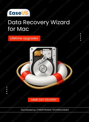 EaseUS Data Recovery Wizard for Mac  1 Device Lifetime   Digital License   SAME DAY DELIVERY