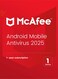 McAfee Android Mobile Antivirus   1 Device 1 Year   2025   Digital License