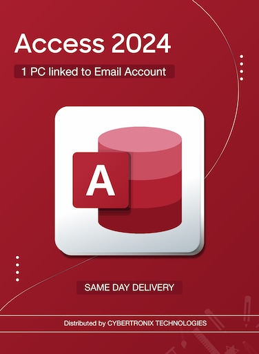 Microsoft Access 2024 1PC   Linked to Email Account   Digital License   Same-Day Delivery