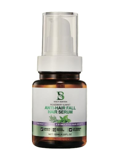 Beauty Ambition Rosemary &amp; Mint Anti-Hair Fall Hair Serum for Hair Growth &amp; Breakage Control, 120ml
