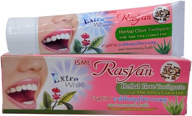 Rasyan Herbal Clove Toothpaste with Aloe Vera &amp; Guava Leaf, 100g