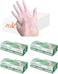 Zalcoon Vinyl Clear Disposable Gloves, 4.5G, Extra Small (Xs), Powder-Free, Smooth, Non-Sterile, Case Of 5 Boxes (100 Pieces X 5 Packs)