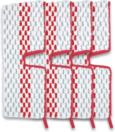 Zalcoon 4 Pack Reusable Replacement Mop Pads, Microfiber Washable Spray Mop Refills Compatible With O Cedar Vileda Promist Max Spary Mop