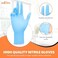 Zalcoon Nitrile Exam Disposable Gloves, Powder Free, Latex Free, Best For Restaurant, Saloon, Kitchen, Cleaning, Food Prep (100 Pieces X 1 Pack)